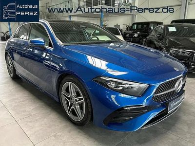 Blau Gebraucht 2024 Mercedes A250 AMG Limousine | 38.399 € (Fairer Preis)