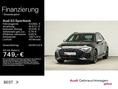 Gebraucht Audi S3 Comfort 333 PS (244 kW) 2025 Mythosschwarz metallic Limousine