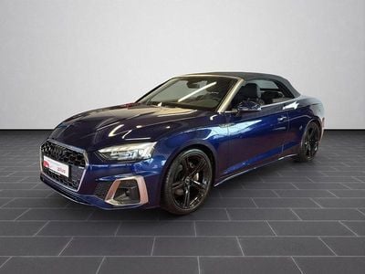 Gebraucht Audi A5 Ambiente 204 PS (150 kW) 2021 Navarrablau metallic/verdeck schwarz (metallic) Coupé