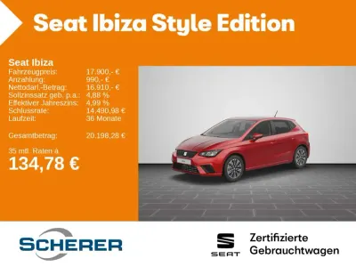 Gebraucht Seat Ibiza Style 116 PS (85 kW) 2024 Rot Kleinwagen