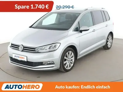 Second-hand VW Touran Highline 150 CP (110 kW) 2017 Gri Monovolum