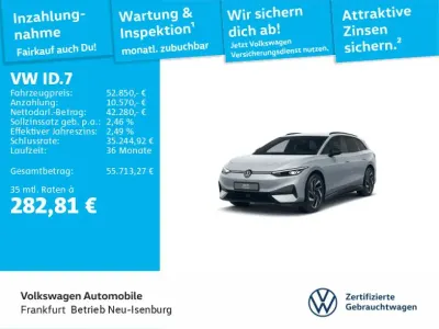 Gebraucht VW ID.7 Pro 210 kW (286 PS) 2025 Silber Kombi