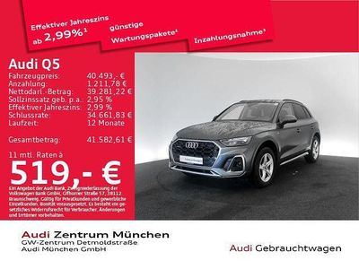 Gebraucht Audi Q5 Basis 204 PS (150 kW) 2024 Daytonagrau perleffekt SUV