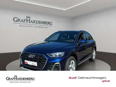Gebraucht Audi Q5 S-Line 204 PS (150 kW) 2022 Navarrablau metallic SUV