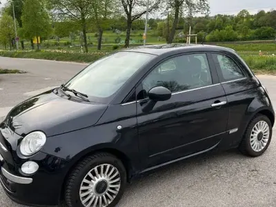 Brugt Fiat 500 Lounge 101 HK (74 kW) 2011 Sort Hatchback