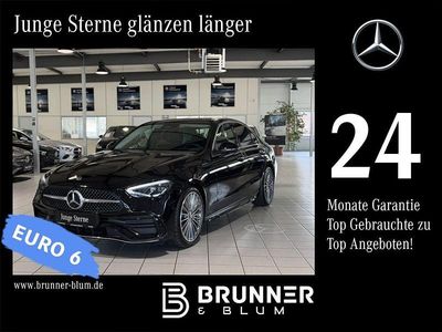 Lack obsidianschwarz Gebraucht 2024 Mercedes C200 AMG line Limousine | 44.990 € (Etwas zu teuer)