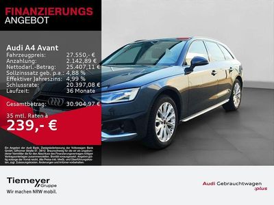Gebraucht Audi A4 Advanced 163 PS (119 kW) 2023 Grau Kombi