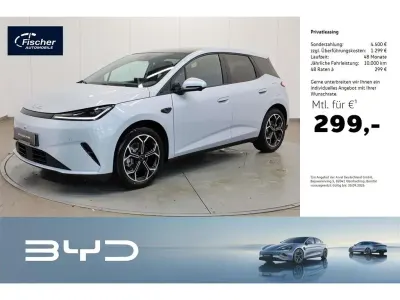Neu BYD Dolphin Comfort 155 kW (212 PS) 2026 Skiing white Kleinwagen
