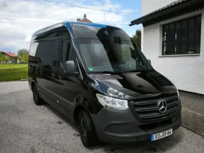Używany Mercedes Sprinter 163 KM (119 kW) 2019 Czarny Van