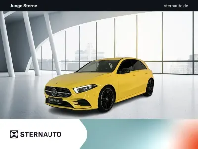 Gebraucht Mercedes A250 AMG line 224 PS (164 kW) 2022 Unilack sonnengelb Limousine