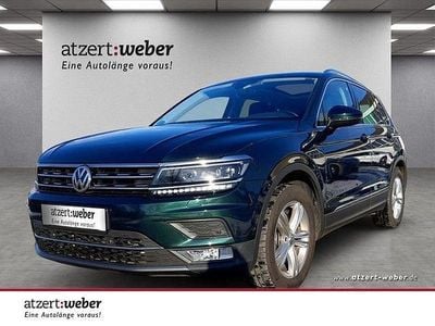 Dark moss green metallic Gebraucht 2017 VW Tiguan Highline SUV | 21.980 € (Fairer Preis)