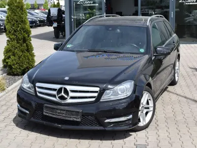 Gebraucht Mercedes C300 AMG line 231 PS (169 kW) 2012 Obsidianschwarz Kombi
