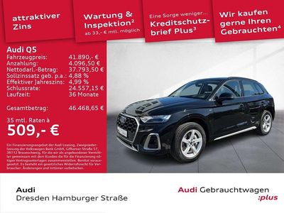 Gebraucht Audi Q5 S-Line 367 PS (269 kW) 2023 Mythosschwarz metallic SUV