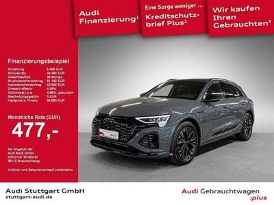 Gebraucht Audi Q8 e-tron S-Line 250 kW (340 PS) 2024 Magnetgrau SUV