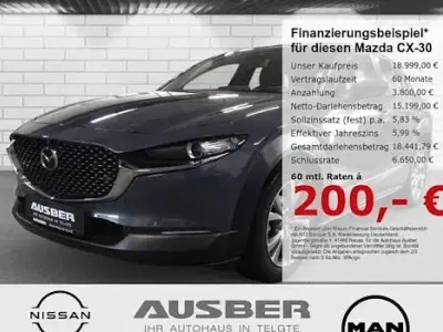 Gebraucht Mazda CX-30 Selection 122 PS (89 kW) 2021 Grau SUV
