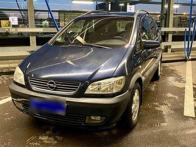Gebraucht Opel Zafira Elegance 125 PS (91 kW) 2002 Blau Van / Kleinbus