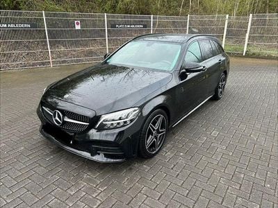 Usata Mercedes C180 AMG 156 CV (114 kW) 2019 Nero Berlina