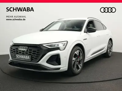 Gebraucht Audi Q8 e-tron S-Line 250 kW (340 PS) 2023 Gletscherweiß metallic SUV