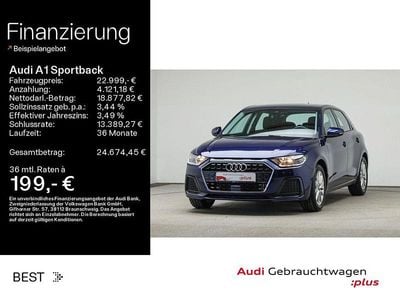 Brugt Audi A1 Sportback Advanced 95 HK (69 kW) 2025 Blå Hatchback