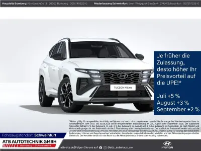 Neu Hyundai Tucson N Line 288 PS (211 kW) 2026 Atlas white SUV