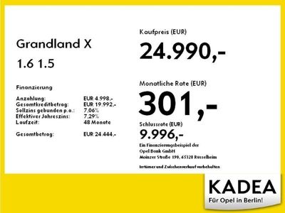 gebraucht Opel Grandland X 1.6
