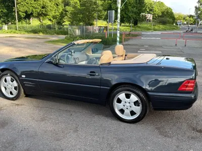 Gebraucht Mercedes SL320 231 PS (169 kW) 1999 Blau Cabrio