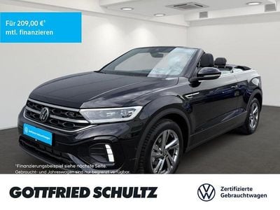 Gebraucht VW T-Roc Cabriolet R-line 150 PS (110 kW) 2025 Schwarz Cabrio
