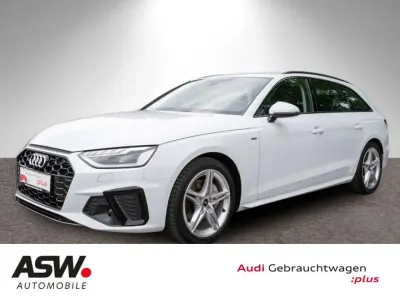 Gebraucht Audi A4 S-Line 204 PS (150 kW) 2024 Gletscherweiß metallic Kombi