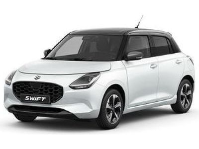 Gebraucht Suzuki Swift Comfort+ 82 PS (60 kW) 2025 Weiß (pure white pearl metallic / mineral gray meta) Kleinwagen