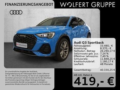 Gebraucht Audi Q3 S-Line 150 PS (110 kW) 2023 Blau SUV
