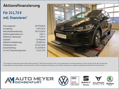Gebraucht VW Touran Goal 150 PS (110 kW) 2025 Grenadillschwarz metallic Van / Kleinbus