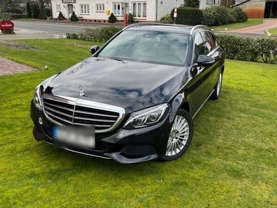 gebraucht Mercedes C220 T Checkheft, 8fach Alu, Autom, Navi, AHK LED