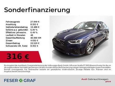 Navarrablau metallic Gebraucht 2022 Audi A4 Ambiente Limousine | 27.840 € (Fairer Preis)
