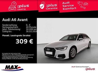 Gletscherweiß metallic (metallic) Gebraucht 2025 Audi A6 S-Line Kombi | 46.909 € (Superpreis)