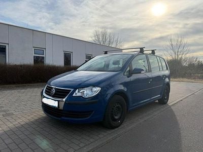Gebraucht VW Touran 109 PS (80 kW) 2008 Blau Van / Kleinbus
