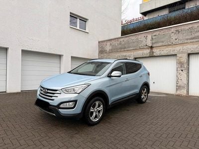 Gebraucht Hyundai Santa Fe Premium 197 PS (144 kW) 2013 Blau SUV