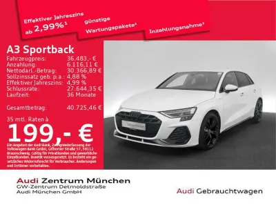 Second-hand Audi A3 S-Line 150 CP (110 kW) 2025 Alb Berlinǎ