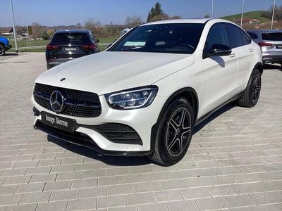 Gebraucht Mercedes GLC220 AMG 194 PS (142 kW) 2022 Manufaktur diamantweiß bright Coupé