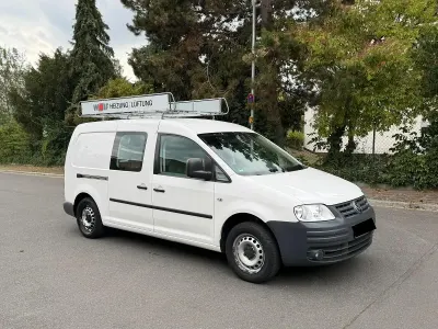 Gebraucht VW Caddy Maxi 105 PS (77 kW) 2010 Weiß Van / Kleinbus