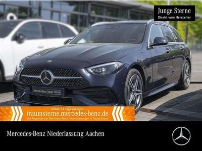 Usata Mercedes C300e AMG 204 CV (150 kW) 2022 Blu Berlina