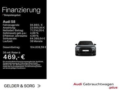 Daytonagrau perleffekt Gebraucht 2023 Audi S8 Ambiente Limousine | 94.880 € (Fairer Preis)