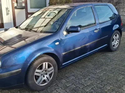 Brugt VW Golf IV 105 HK (77 kW) 2002 Blå Hatchback