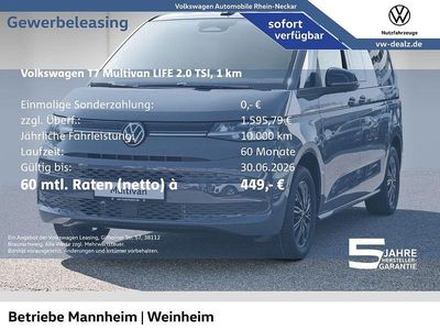 Nuova VW Multivan Life 204 CV (150 kW) 2026 Grigio Monovolume