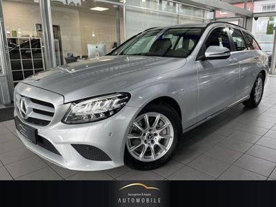 gebraucht Mercedes C220 d T 9G-Tronic LED AHK NAVI TEMPO PDC SHZ EU6