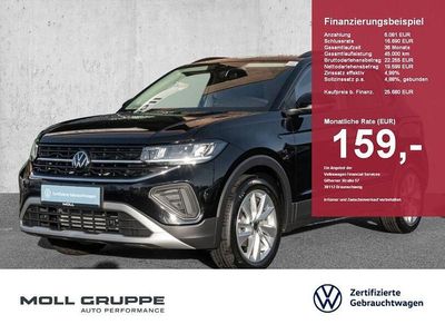 Neu VW T-Cross Life 116 PS (85 kW) 2025 Deep black perleffekt SUV