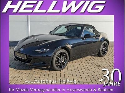 Gebraucht Mazda MX5 Exclusive 184 PS (135 kW) 2024 Jet black metallic (metallic) Cabrio