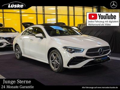 Weiß Gebraucht 2024 Mercedes CLA250e AMG line Limousine | 40.900 € (Teuer)