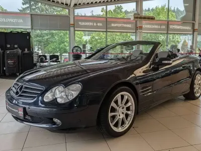 Gebraucht Mercedes SL500 306 PS (225 kW) 2001 Smaragdschwarz metallic Cabrio