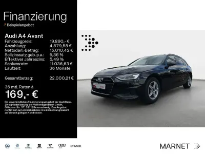 Gebraucht Audi A4 163 PS (119 kW) 2023 Brillantschwarz Kombi