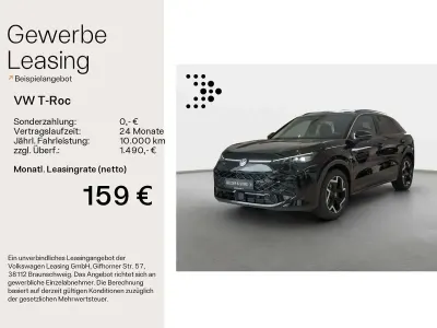Neu VW T-Roc R-line 150 PS (110 kW) 2026 Grenadillschwarz metallic SUV